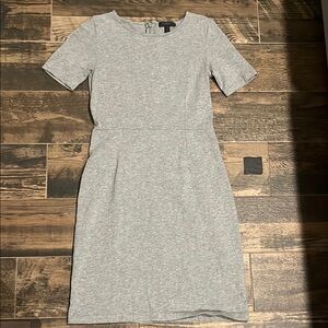 Gray Short Sleeve Dress